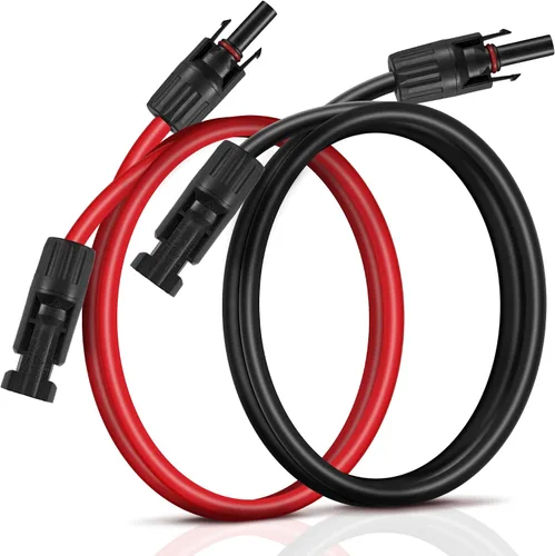 Miniatura 9 de SIYAN Cable de extensión solar de 3 pies 10 AWG con conector hembra y macho adaptador de cable solar resistente a la intemperie para paneles