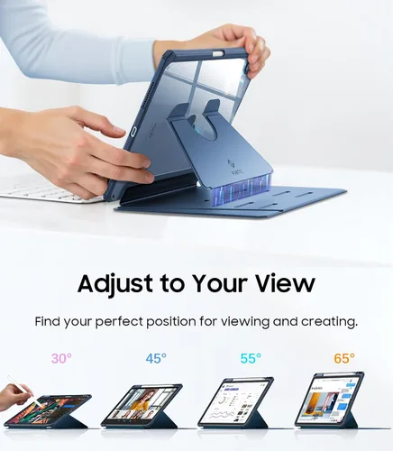 Miniatura 4 de Fintie Funda magnética con soporte para iPad Air de 11 pulgadas M4/M3/M2 (2026/2025/2024), iPad Air de 5ª / 4ª generación (2022/2020) de 10.9 Azul