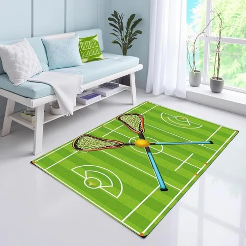 Miniatura 25 de Alfombra de Juego de Autos de Carreras para Niños, Alfombras de Juego para Niños, Alfombra de Sala de Juegos para Niños con Respaldo de Goma