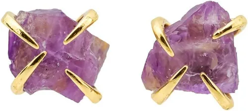Miniatura 39 de Pendientes de tuerca de piedra preciosa cruda, idea de regalo para el día de la madre, graduación, moda de verano