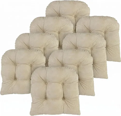 Miniatura 107 de Klear Vu Gripper Overstuffed - Cojines universales antideslizantes para silla de comedor para decoración de cocina o uso de oficina, almohadilla