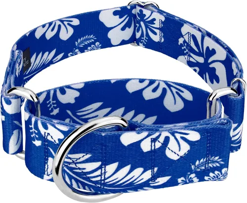 Miniatura 20 de Country Brook Petz HossFit Jr - Collar ancho Martingala para perro, colección Summer Breeze con diseños soleados (Anchors Away, M)