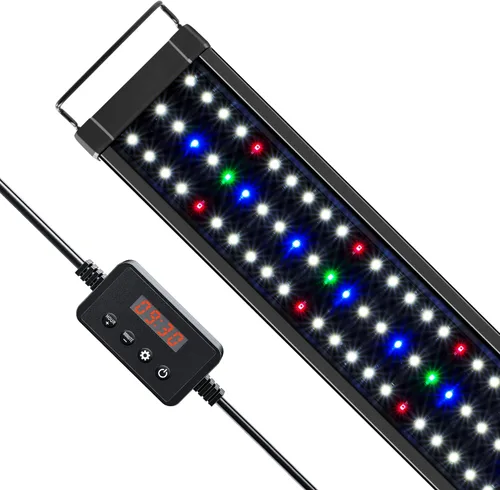 Miniatura 11 de NICREW ClassicLED Plus - Luz LED para acuario con temporizador, 10 vatios, para pecera de 12 a 18 pulgadas, luz diurna y ciclo de luz de luna