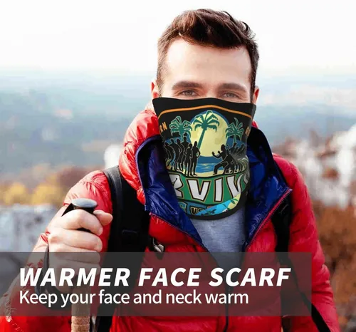 Miniatura 5 de Survivor - Pasamontañas tipo bandana para cubrir la cara, máscara para la boca, diadema, polaina para el cuello para exteriores