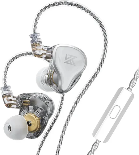 Miniatura 13 de CCA KZ AS16 PRO - Auriculares con monitor de oído, 16BA, controladores de armadura equilibrada, HiFi IEM, auriculares de alta claridad