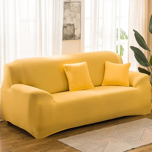 Miniatura 22 de Morbuy Funda súper elástica para sofá, 4 piezas de elastano, funda de sofá modular de color sólido con parte inferior elástica, protector de muebles