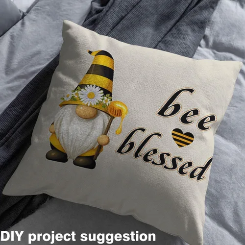 Miniatura 4 de The Yard - Tela de abeja de 1 yarda de caricaturas lindas abejas decorativas impermeables para exteriores, para niños, adolescentes y adultos, tela