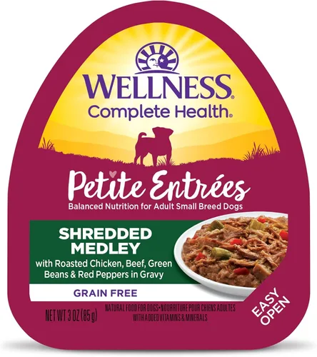 Miniatura 14 de Wellness Petite Entrées - Mezcla triturada con cordero estofado, venado, batatas blancas y zanahorias, taza de 3 onzas (paquete de 12)