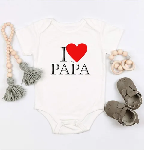 Miniatura 4 de TripleBDesigns I Love My Papa Lindo Grandpa Baby Body recién nacido Baby Shower Mameluco regalo