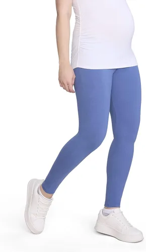 Miniatura 45 de Motherhood Maternity Leggings esenciales elásticos de longitud completa para mujer, ajuste secreto sobre el vientre