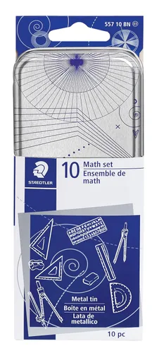 Miniatura 2 de Staedtler paquete de herramientas de dibujo para matemática (557 10 BN 02)
