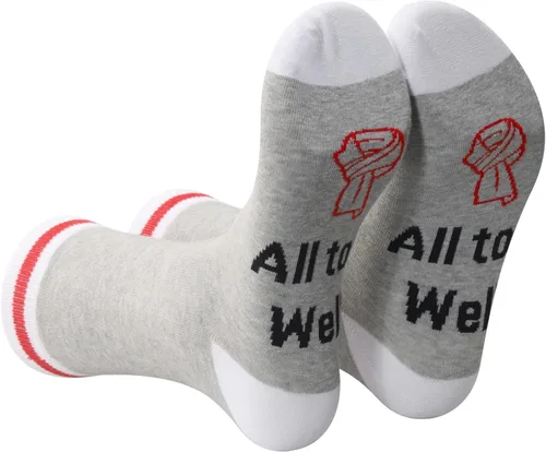TOBGBE 2 pares de calcetines para amantes de la música, letras de canciones, regalos con nombre de ablum, calcetines inspirados en canciones,