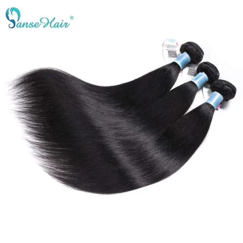 Miniatura 6 de Mechones de cabello 10A Remy peruano, cabello lacio, sedoso, 100 % sin procesar