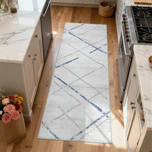 Miniatura 87 de jinchan Alfombra marroquí de pasillo 2x10 para pasillo - Alfombra de pasillo para cocina bohemia lavable a máquina, alfombra moderna suave, Boho