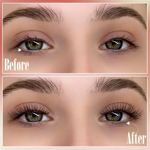 Miniatura 2 de Pestañas magnéticas con aplicador, sin pegamento ni delineador de ojos, banda transparente, pestañas magnéticas finas, parecen extensiones