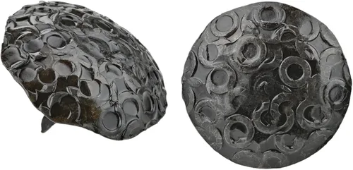 Miniatura 14 de Paquete de 50 clavos decorativos Iron Clavos de 1 pulgada, oxidado, acento decorativo para mejoras del hogar, persianas de granja, puerta de Rusted