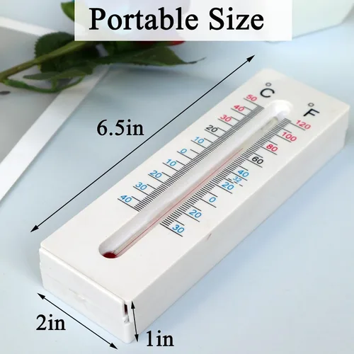 Miniatura 2 de Hide A Key - Termómetro decorativo para exteriores, caja de contenedores para llaves de repuesto de casa, compartimiento secreto, artículos