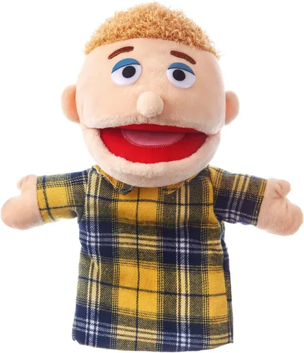 Miniatura 22 de 1 pieza de marionetas de mano familiares de 12 pulgadas, abuelos, mamá y papá, hermano y hermana, marionetas de mano de peluche para niños, juguetes