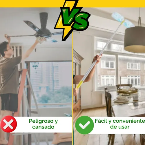Miniatura 3 de Recambios de plumero, cepillo de eliminación de polvo estático desechable, cabezal de repuesto compatible con repuestos de plumero Swiffer para Azul