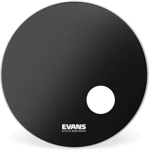 Evans Cabezal de bombo resonante ONYX de 22 pulgadas