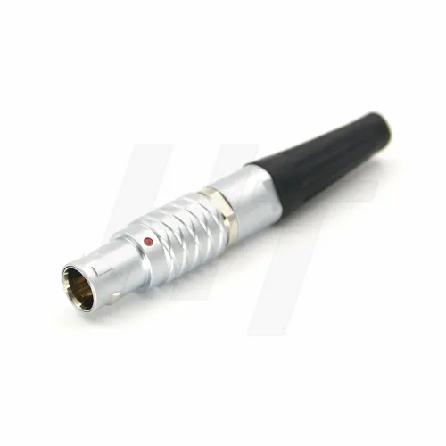Miniatura 17 de HangTon 0B Huevo 7 Pin Hembra Enchufe Circular Push Pull Metal Conector Panel Montaje Receptáculo