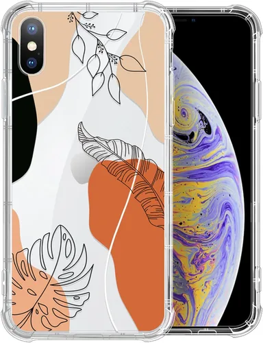 Miniatura 20 de Funda compatible con iPhone XR, TPU suave, transparente, a prueba de golpes, funda protectora transparente para iPhone XR, cactus