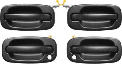 Miniatura 13 de FAERSI Manija exterior de la puerta trasera del lado del conductor de repuesto para Chevy Silverado 1500 2500 HD 1999-2007, Tahoe, Suburban