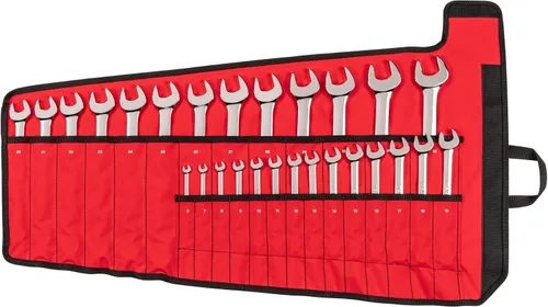 Miniatura 15 de TEKTON Juego de llaves combinadas con estante, 15 piezas (1/4-1 pulg.) WCB92106