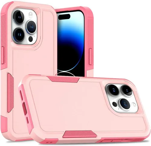 Miniatura 23 de Funda WOGROO para iPhone 8 Plus, iPhone 7 Plus de 5.5 pulgadas, funda protectora para teléfono a prueba de golpes, fuerte y duradera, color negro