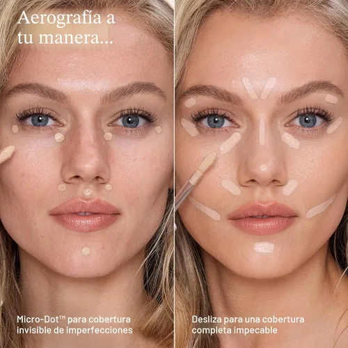 Miniatura 3 de Charlotte Tilbury AIRbrush Corrector de desenfoque impecable – Corrector para ojeras, manchas y más – Hidratante, cobertura completa con un acabado