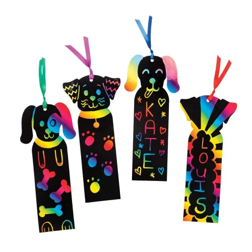 Miniatura 3 de Baker Ross FE370 - Marcadores de arte para perros – Paquete de 12, arte grabado para niños, actividades creativas para niños, juego de arte