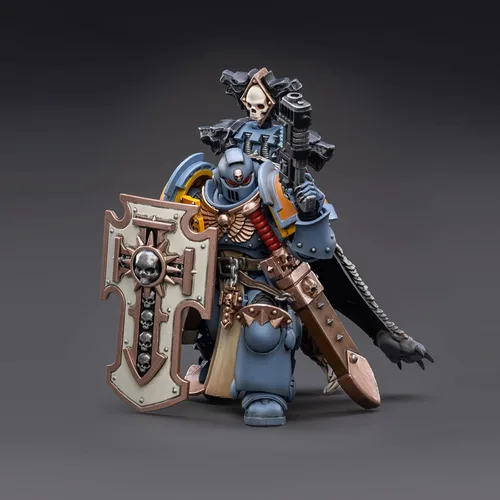 Miniatura 24 de Pipigirl Figuras de acción de soldado de licencia genuina 1/18, kits de modelos de guerrero extremo militar militar de 4 pulgadas Ultramarino