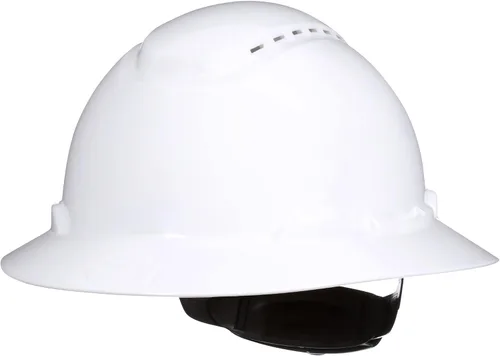 Miniatura 19 de 3M Hard Hat SecureFit H-800 Series Casco de seguridad estilo ala completa con sensor Uvicator, suspensión de trinquete de difusión de presión de 4