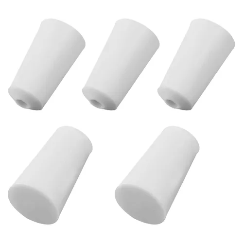 Miniatura 20 de Bettomshin Tapón cónico de silicona Carboy, adecuado para orificios de 3/8 pulgadas de diámetro, para elaboración casera, cerveza, vino, kombucha