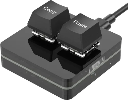 Miniatura 7 de OSU - Teclado mecánico HotSwap para juegos con una sola mano, retroiluminado, mini teclado USB para contabilidad, trabajo o juegos de ritmo