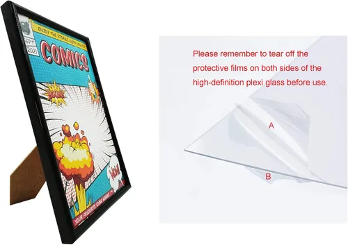 Miniatura 3 de Marco para cómics, paquete de 4, protección UV ultravioleta, se adapta a Current Comics de hasta 6, 34 x 10 pulgadas, 14 pulgadas, para pared