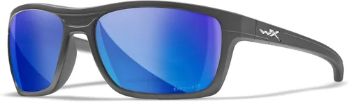 Wiley X Kingpin Captivate - Lentes de sol polarizados, gafas de seguridad para hombres y mujeres, protección ocular UV para tiro, pesca, ciclismo y
