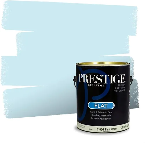 Miniatura 440 de Pintura Exterior + imprimación PRESTIGE, todo-en-uno, 1 galón, acabado mate, color comparable al Valspar* Royal Gray* VS151-Gris real