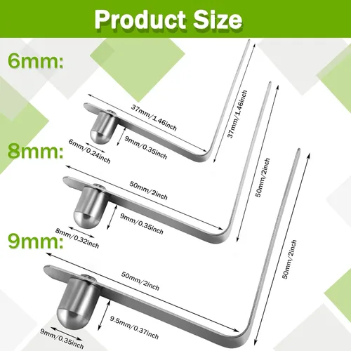 Miniatura 2 de Moxweyeni 8 clips de resorte con botón de presión, clips de poste de tienda de campaña de acero inoxidable, clips de resorte de remo para kayak