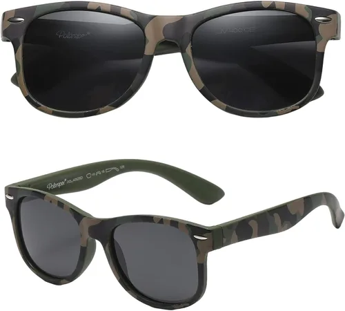 Miniatura 19 de PolarSpex - Lentes de sol para niños pequeños con protección UV – Lentes de sol polarizados irrompibles para niños y niñas de 2 a 8 años con estuche