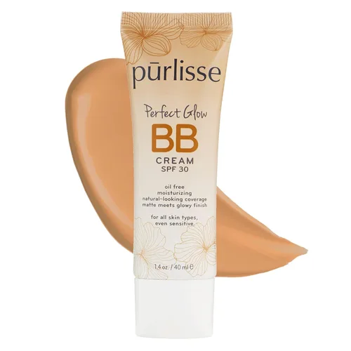 Miniatura 9 de pūrlisse Perfect Glow - Crema base BB con SPF 30 - Acabado mate con brillo - Enriquecida con Goji y Baya de Espino para ayudar a mejorar la textura