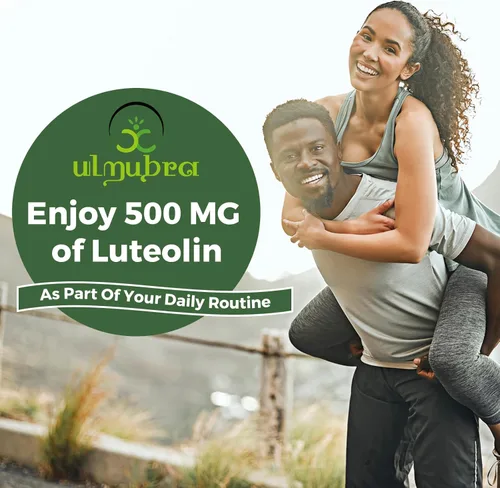Miniatura 6 de Ulmubra Luteolina liposomal 500MG, máxima absorción, potente flavonoide, 120 cápsulas blandas, suplemento de luteolina, sin OMG, sin gluten