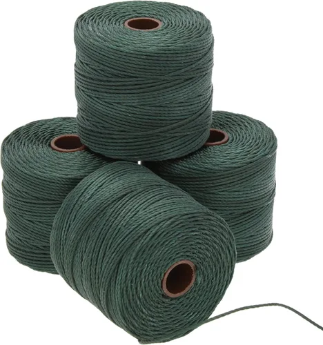 Miniatura 113 de The Beadsmith S-Lon Cordón para Cuentas – Cordón de Nylon Torcido de 0.5 mm para Ensartar, Paquete de 4, Mezcla de Neutrales Fríos, TEX210, 77