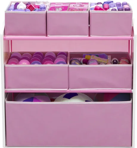 Miniatura 8 de Delta Children Set de juegos para niños pequeños de 4 piezas, Rosa/Blanco