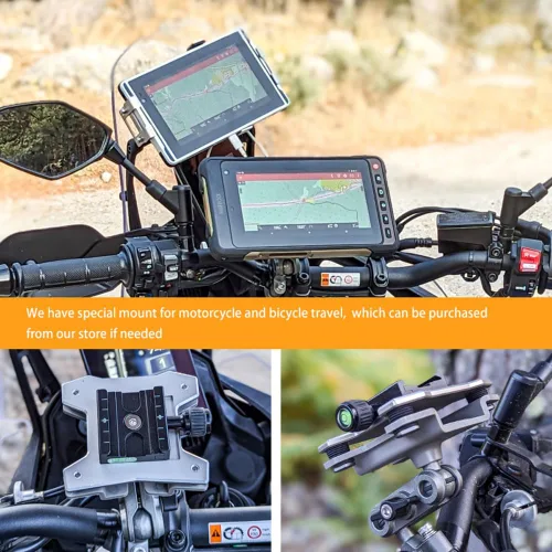 Miniatura 8 de HUGEROCK X70 Tablet Android resistente 7 pulgadas - 2600nits Tableta GPS de alto brillo para navegación de motocicleta, impermeable a prueba