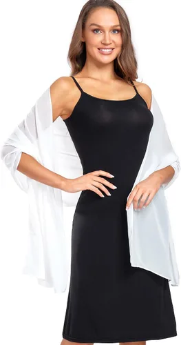 Miniatura 38 de Chales/mantones de gasa suave para vestidos, accesorios de mujer