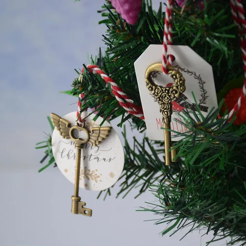 Miniatura 7 de Aokbean 50 dijes vintage de bronce de esqueleto con estilo antiguo para hacer joyas, regalos de boda, fiesta, colgante de bricolaje, Metal, Aleación.
