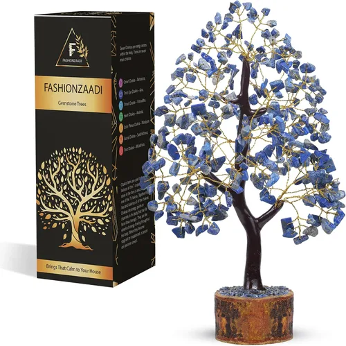 Miniatura 22 de FASHIONZAADI - Árbol de la vida con cristales de amatista - Piedras y cristales - Árbol bonsái - Regalos de buena suerte para mujeres - Accesorios