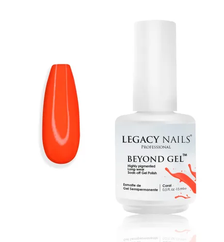 Miniatura 43 de LEGACY NAILS Professional Beyond Gel Soak-Off Esmalte de uñas – Cobertura completa, altamente pigmentado (BEYOND GEL – ALBA 1/2 oz)