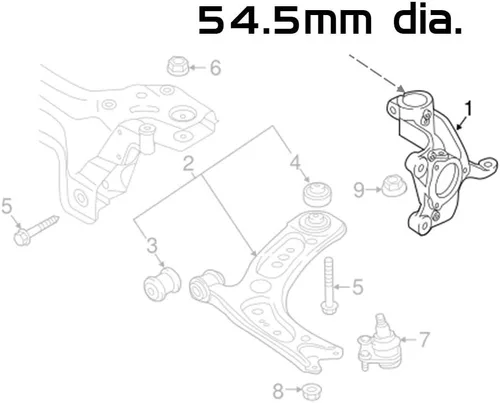 Miniatura 5 de Rev9 R9-HS2-033_7 Hyper-Street II Kit de bajada de suspensión de coilover, amortiguador mono-tubo con ajuste de rebote de 32 clics, longitud